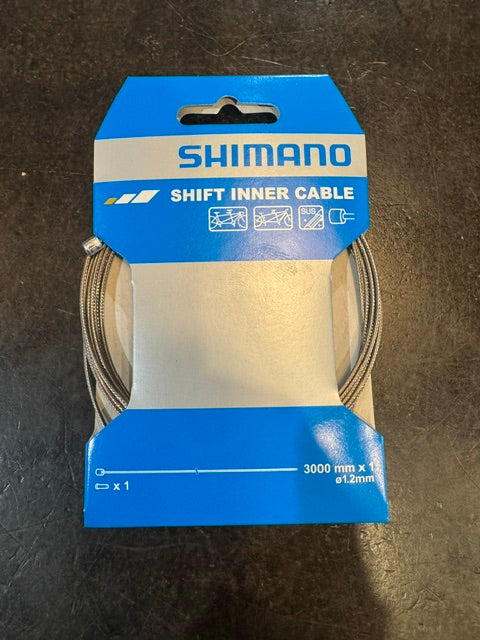 SUS shift inner cable (diameter 1.2 mm x 3000 mm / 1-pack) For Tandem