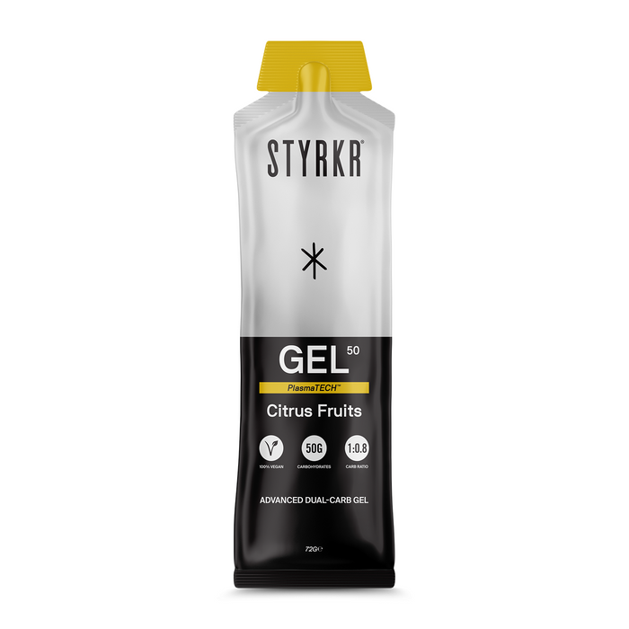 Styrkr GEL50 Citrus Fruits Dual-Carb Energy Gel