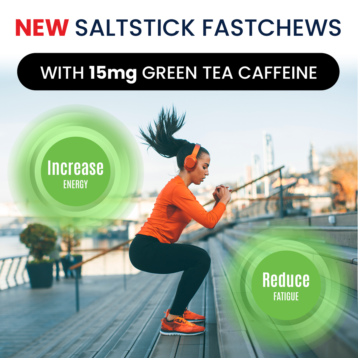 Saltstick Caffeine FastChews - Bottle