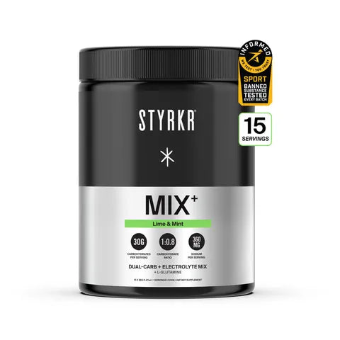 Styrkr Mix MIX+ Lime & Mint Dual-Carb Drink Mix