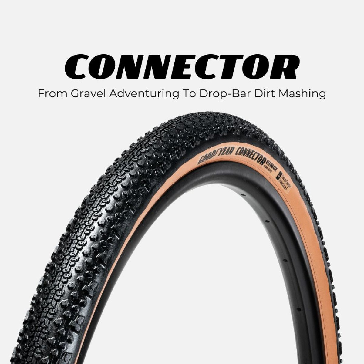 GOODYEAR GRAVEL TYRE - CONNECTOR - TAN