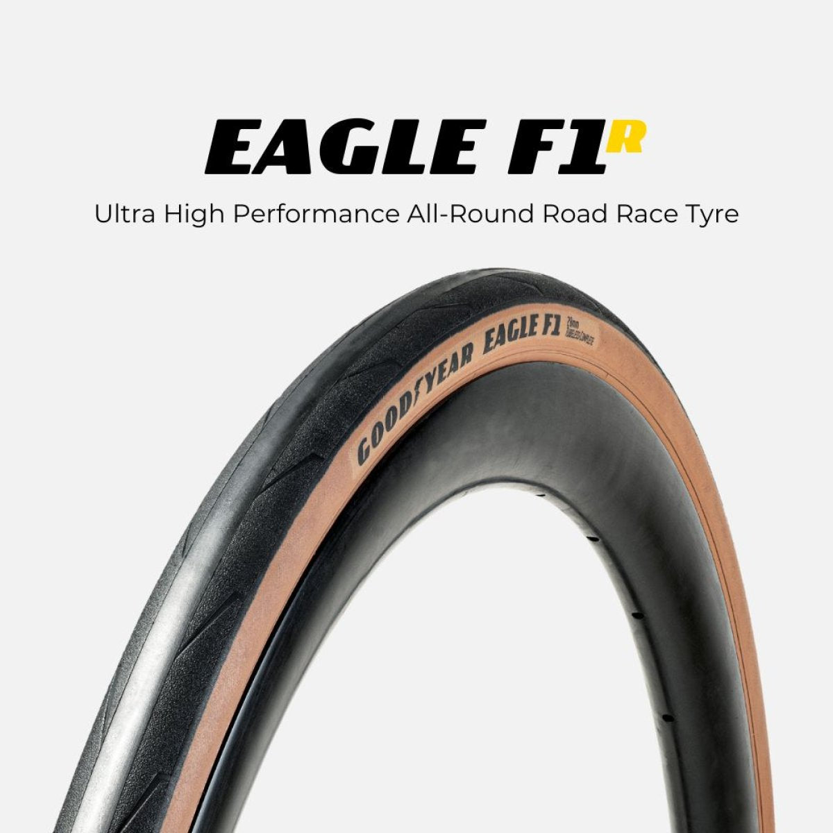 GOODYEAR ROAD TYRE - EAGLE F1 R TUBELESS - TAN