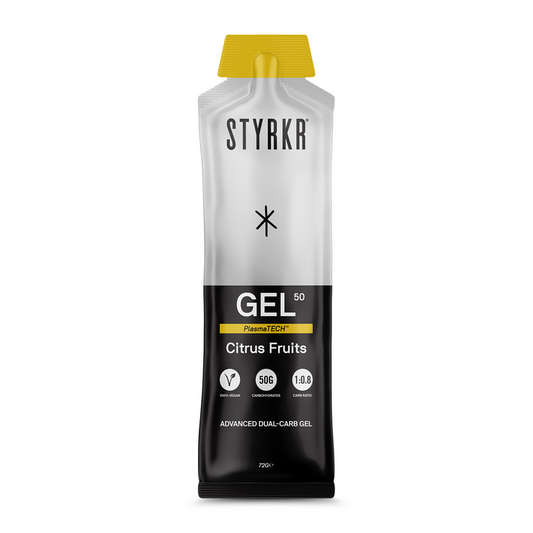 Styrkr GEL50 Citrus Fruits Dual-Carb Energy Gel