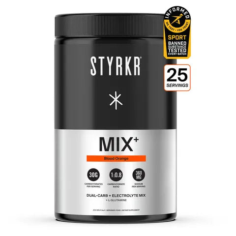 Styrkr Mix MIX+ Blood Orange Dual-Carb Drink Mix